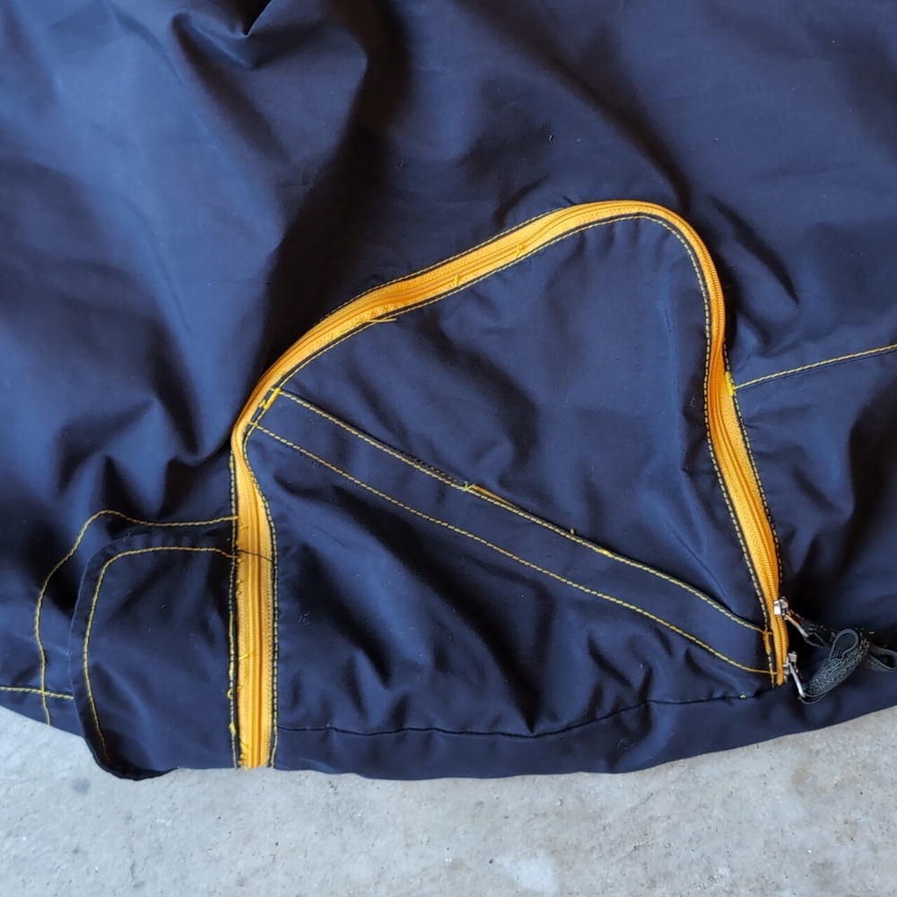 Macgear Vintage Y2K Rave Blue w/ Yellow Detailing Pants Size 42 - Picture 5 of 7